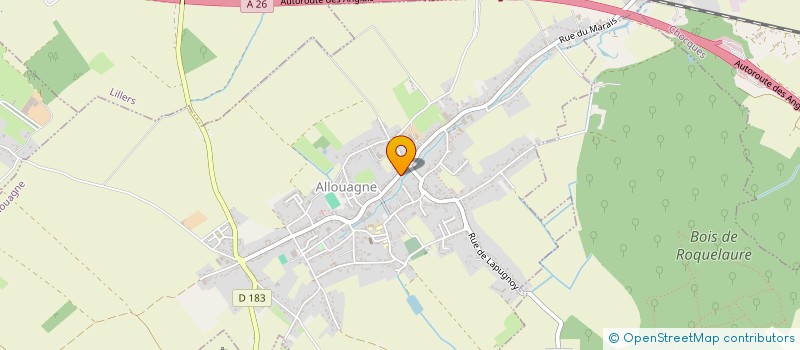 localisation de l'entreprise MADAME CELINE ROUSSEL  ALLOUAGNE