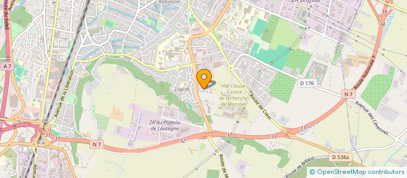 localisation de l'entreprise MADAME CELINE ROUSSELIER  VALENCE