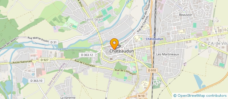 localisation de l'entreprise MADAME CELINE ROUSSELLE à CHATEAUDUN