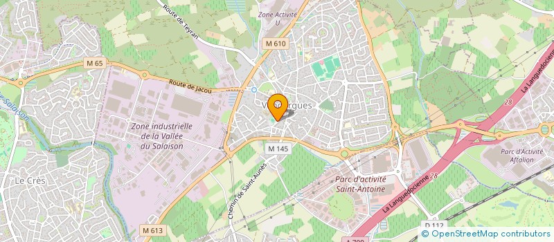 localisation de l'entreprise MADAME CELINE ROUSTAN à VENDARGUES