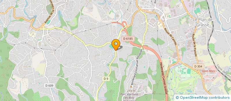 localisation de l'entreprise MADAME CELINE ROUSTAN à GRASSE
