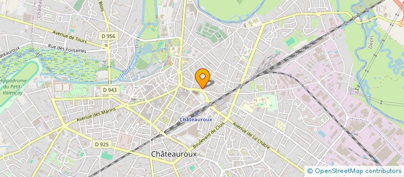 localisation de l'entreprise MADAME CELINE ROUZET à CHATEAUROUX