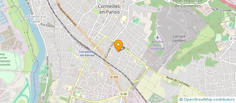 localisation de l'entreprise MADAME CELINE ROY à CORMEILLES-EN-PARISIS