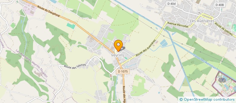 localisation de l'entreprise MADAME CELINE ROY  LES AVENIERES VEYRINS-THUELLIN