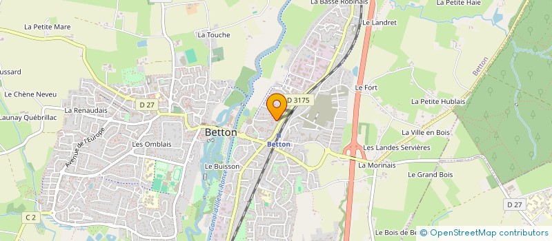 localisation de l'entreprise MADAME CELINE RUBIN  BETTON