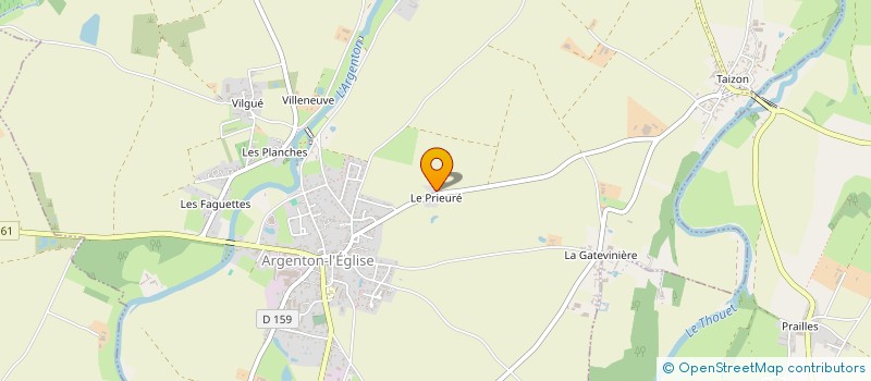 localisation de l'entreprise MADAME CELINE RUIZ  LORETZ-D'ARGENTON