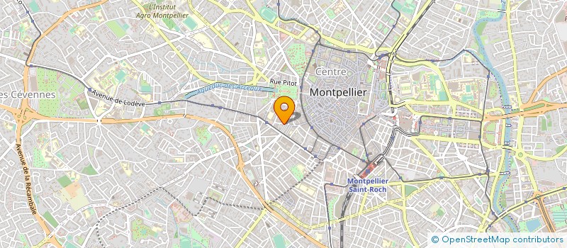 localisation de l'entreprise MADAME CELINE SABATIER à MONTPELLIER