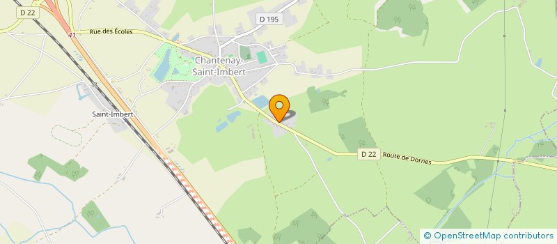 localisation de l'entreprise MADAME CELINE SABATIER à CHANTENAY-SAINT-IMBERT