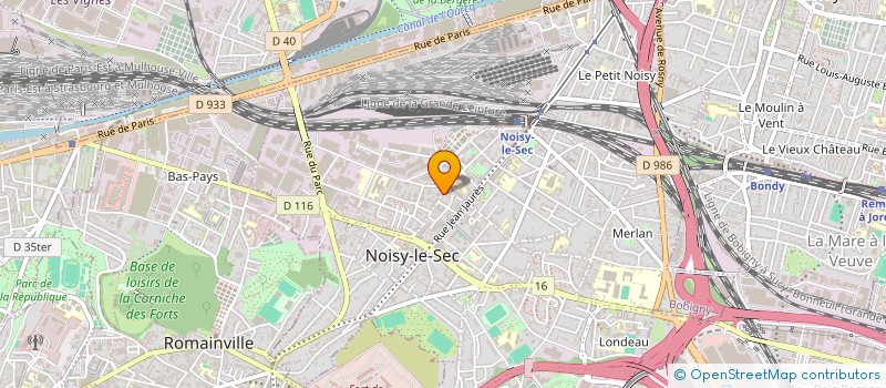 localisation de l'entreprise MADAME CELINE SACAR à NOISY-LE-SEC