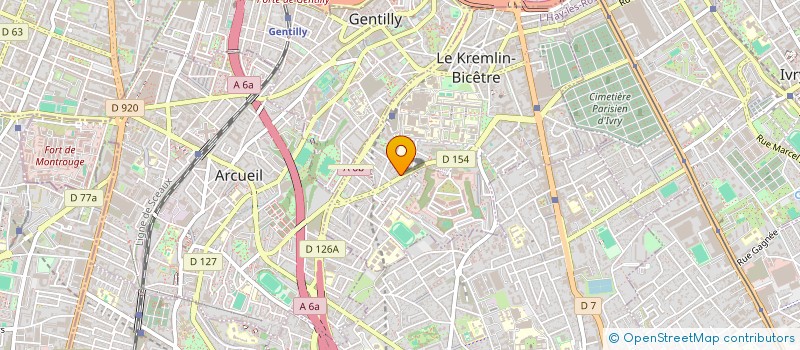 localisation de l'entreprise MADAME CELINE SADOWSKI  LE KREMLIN-BICETRE