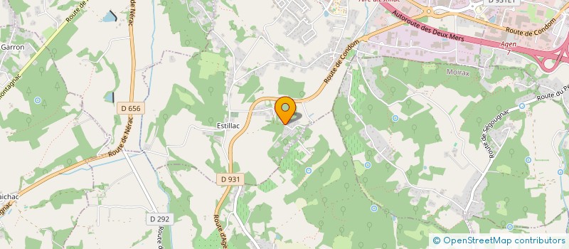 localisation de l'entreprise MADAME CELINE SAINRAT  ESTILLAC