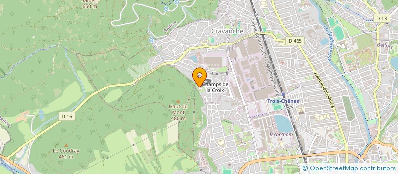 localisation de l'entreprise MADAME CELINE SAINT-MARTIN  LAMPERTHEIM