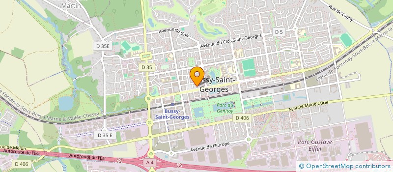 localisation de l'entreprise MADAME CELINE SALMON  BUSSY-SAINT-GEORGES