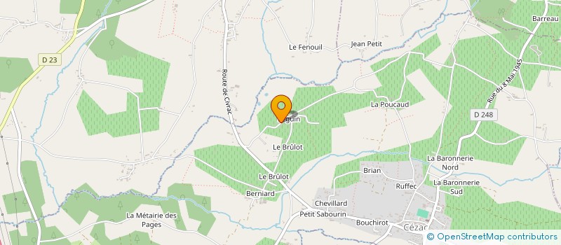 localisation de l'entreprise MADAME CELINE SALON  CEZAC