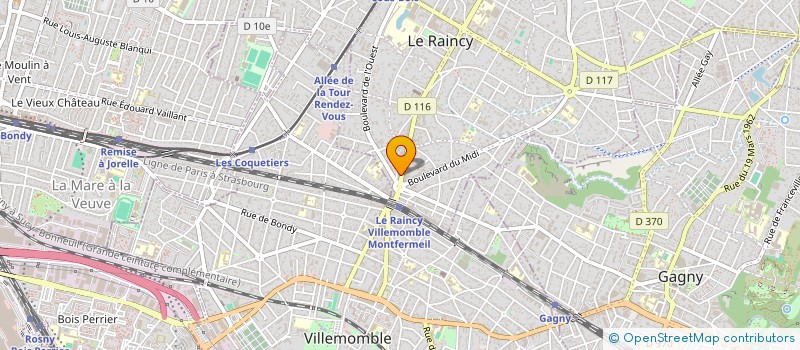 localisation de l'entreprise MADAME CELINE SAMAMA  LE RAINCY