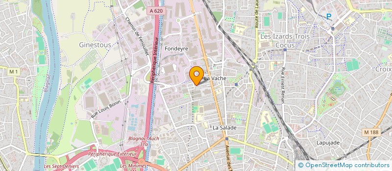 localisation de l'entreprise MADAME CELINE SAMPEREZ BEDOS à TOULOUSE