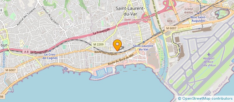 localisation de l'entreprise MADAME CELINE SANFIORENZO à SAINT LAURENT DU VAR
