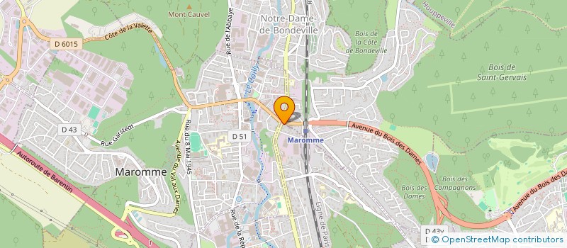 localisation de l'entreprise MADAME CELINE SANNIER  DEVILLE-LES-ROUEN