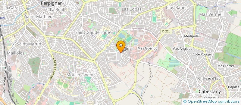 localisation de l'entreprise MADAME CELINE SANTENE  PERPIGNAN