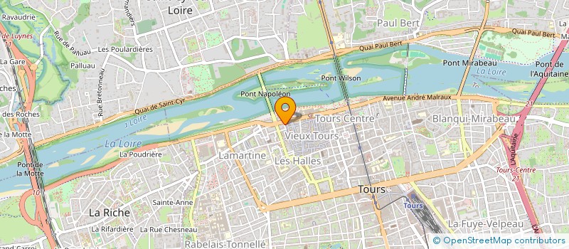 localisation de l'entreprise MADAME CELINE SANTINI  TOURS