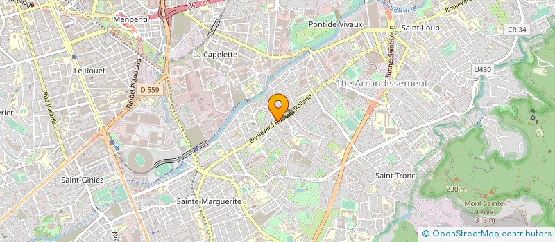 localisation de l'entreprise MADAME CELINE SANTORO à MARSEILLE