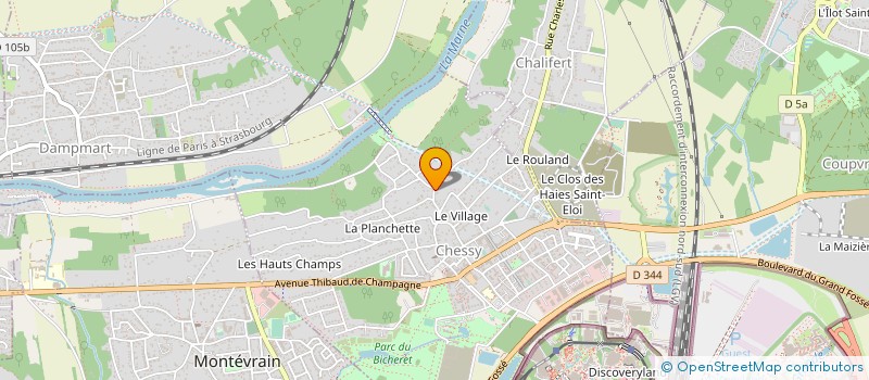 localisation de l'entreprise MADAME CELINE SAOUTIC  CHESSY