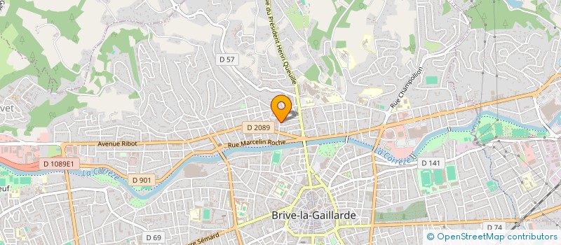 localisation de l'entreprise MADAME CELINE SARRAZIN  BRIVE-LA-GAILLARDE