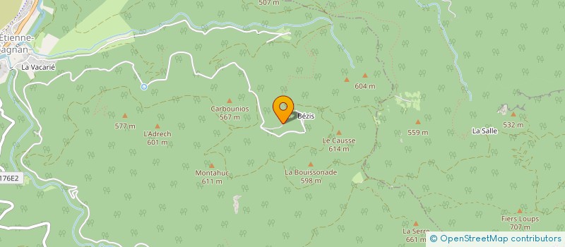 localisation de l'entreprise MADAME CELINE SAUGER  SAINT ETIENNE D'ALBAGNAN