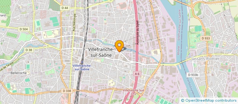 localisation de l'entreprise MADAME CELINE SAUNIER  VILLEFRANCHE-SUR-SAONE