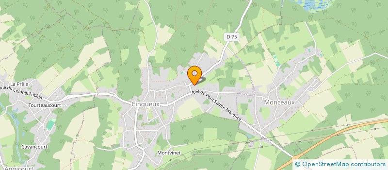 localisation de l'entreprise MADAME CELINE SAUTOT  CINQUEUX