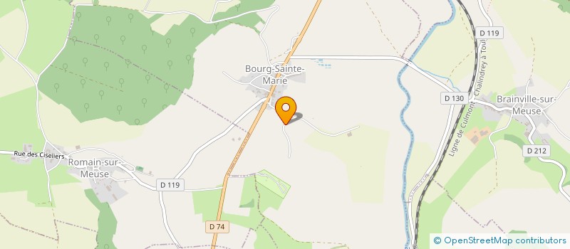 localisation de l'entreprise MADAME CELINE SAUVAGEOT à BOURG-SAINTE-MARIE