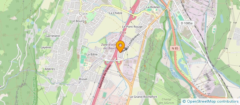 localisation de l'entreprise MADAME CELINE SCADUTO  CLAIX