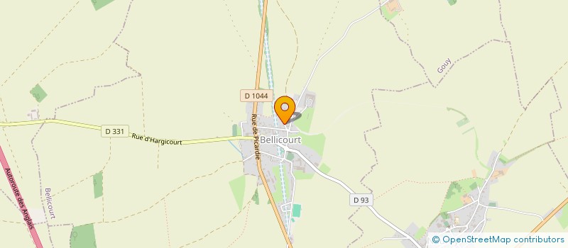 localisation de l'entreprise MADAME CELINE SCAGLIARINI  BELLICOURT