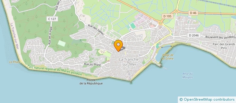 localisation de l'entreprise MADAME CELINE SCHATT à LA TRANCHE-SUR-MER