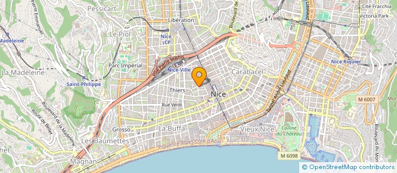 localisation de l'entreprise MADAME CELINE SCHIAVOLINI  NICE