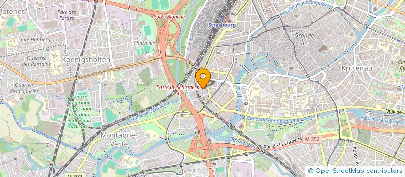 localisation de l'entreprise MADAME CELINE SCHIRCK  STRASBOURG