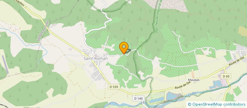 localisation de l'entreprise MADAME CELINE SCHMERBER  SAINT-ROMAN