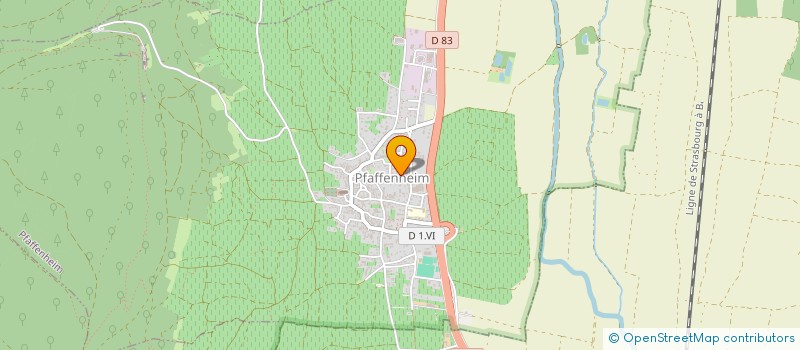 localisation de l'entreprise MADAME CELINE SCHNEIDER  PFAFFENHEIM