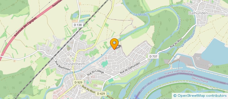 localisation de l'entreprise MADAME CELINE SCHRENCK  DRUSENHEIM