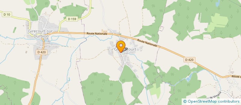 localisation de l'entreprise MADAME CELINE SCHUBNEL  GUGNECOURT