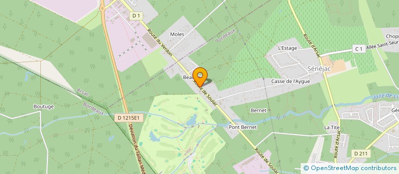 localisation de l'entreprise MADAME CELINE SEGUI  LE PIAN-MEDOC