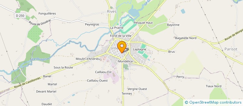 localisation de l'entreprise MADAME CELINE SEGUIN à VILLEREAL