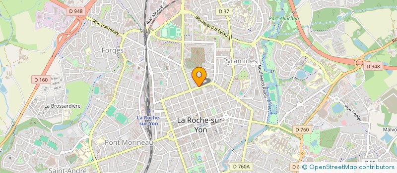 localisation de l'entreprise MADAME CELINE SELLIER à LA ROCHE-SUR-YON