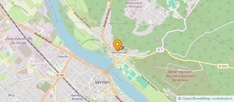 localisation de l'entreprise MADAME CELINE SENECHAL à VERNON