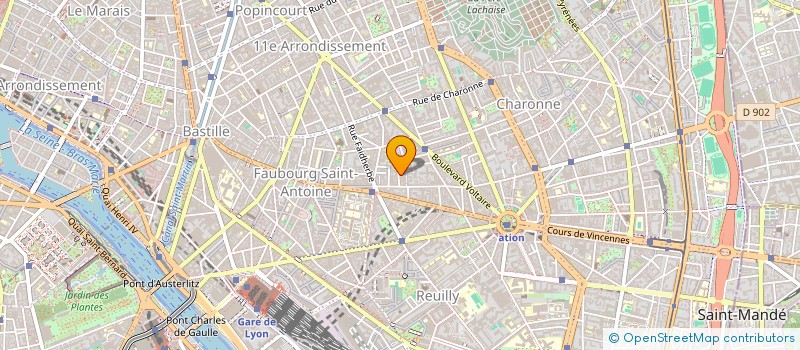 localisation de l'entreprise MADAME CELINE SENS  PARIS