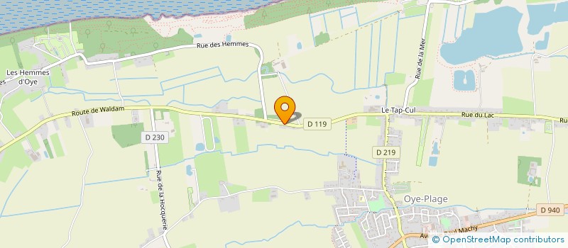 localisation de l'entreprise MADAME CELINE SERGEANT  OYE-PLAGE