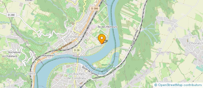 localisation de l'entreprise MADAME CELINE SERRE  CONDRIEU