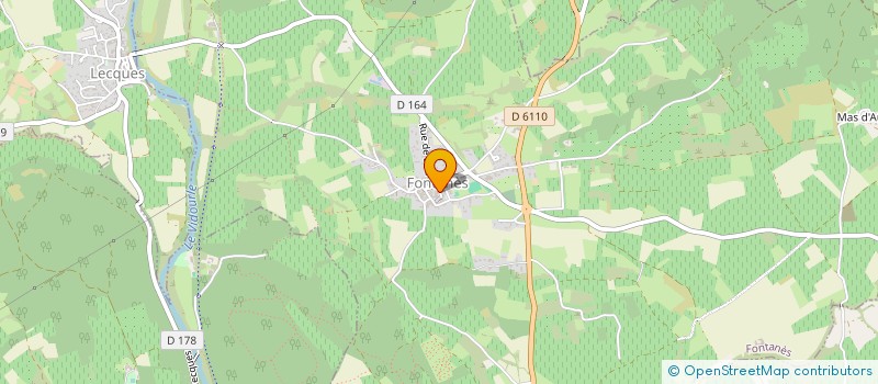 localisation de l'entreprise MADAME CELINE SERVEL  FONTANES