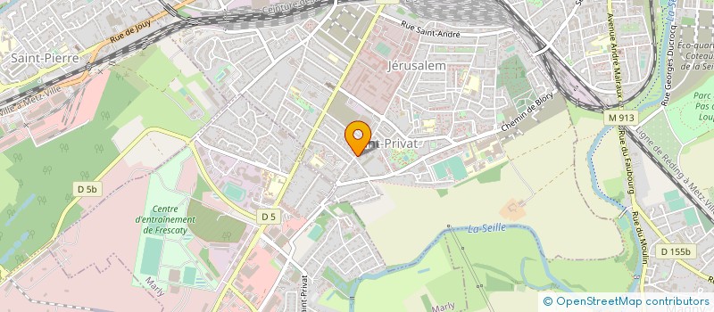 localisation de l'entreprise MADAME CELINE SEURET  MONTIGNY-LES-METZ