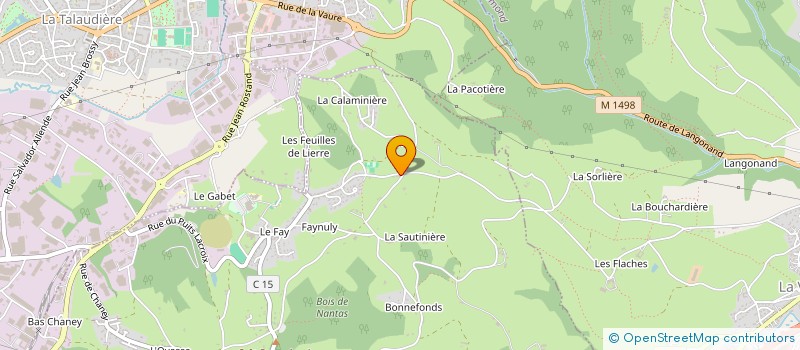 localisation de l'entreprise MADAME CELINE SEUX  SAINT-JEAN-BONNEFONDS